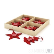 3d-модель Фанерная коробка для игрушек