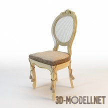 3d-модель Классический стул с кистями в декоре