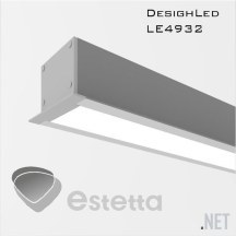 3d-модель Светильник LE4932 из профиля от Estetta