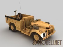 Военный грузовик для пустыни