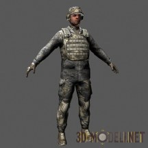3d-модель Персонаж «USAF» из «Splinter Cell Blacklist»