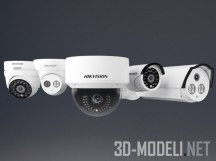 3d-модель Комплект камер видеонаблюдения от Hikvision