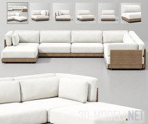 3d-модель Модульный диван CAICOS от RH