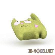 3d-модель Подушка в форме кота