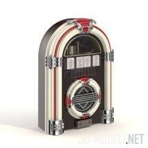 3d-модель Винтажный музыкальный автомат