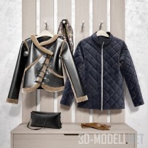 3d-модель Осенние куртки и аксессуары