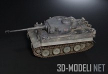 3d-модель Tiger tank (немецкий танк «Тигр»)