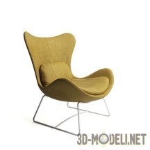 3d-модель «Ленивое» кресло «Lazy» от Calligaris