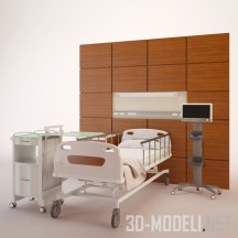 3d-модель Мебель для больничной палаты