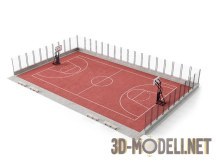 3d-модель Баскетбольная площадка