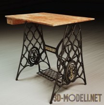 3d-модель Столик от швейной машинки Singer