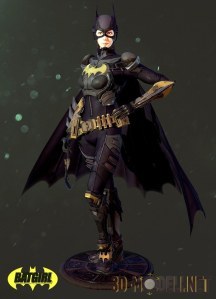 3d-модель Персонаж Batgirl