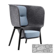 3d-модель Кресло Pod PET Felt от De Vorm