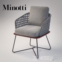 3d-модель Кресло Minotti Rivera little