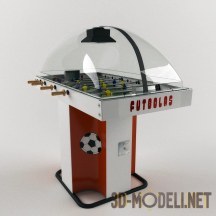 3d-модель Футбольный игровой автомат в стиле ретро