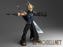 Персонаж Клауд из Final Fantasy VII