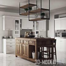 3d-модель Кухонный гарнитур Favilla от Scavolini