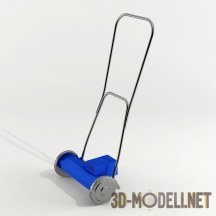 3d-модель Маленькая ручная газонокосилка