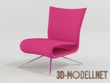 3d-модель Кресло с загнутым сиденьем