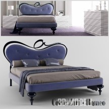 Кровать фиалкового цвета Romeo от Corte Zari