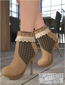 Ally Boots for Genesis 8 and 8.1 Females