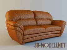 3d-модель Кожаный диван «Плимут» Британника