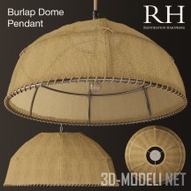 Люстра Burlap Dome от Restoration Hardware