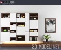 3d-модель Книжный шкаф от Mercantini Mobili by Moretti Industry