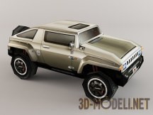 Hummer HX low-poly
