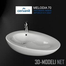 3d-модель Раковина Sersanit MELODIA 70