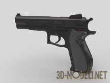 3d-модель Пневматический пистолет Smith & Wesson 4504