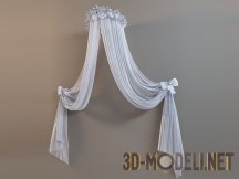 3d-модель Нежный балдахин для кровати