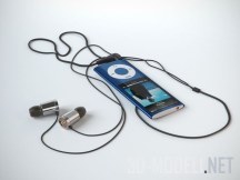 Наушники и плеер iPod nano 5