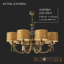 3d-модель Люстра от Kutek Zaffiro ZAF-ZW-8