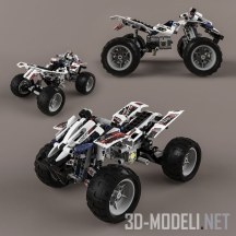 3d-модель Квадроцикл Lego 8262