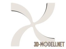 3d-модель 3D-панель «Бумеранг» от «ДИКАРТ»