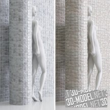 3d-модель Мраморная мозаика Timeworn Marble от Giovanni Barbieri