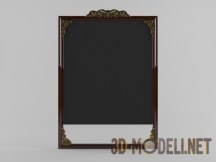 3d-модель Настенное зеркало 421 Grand Royal от AR Arredamenti