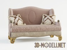 3d-модель Бежевый диван AR Arredamenti Celebrity 1582