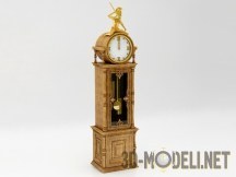 3d-модель Напольные часы с маятником