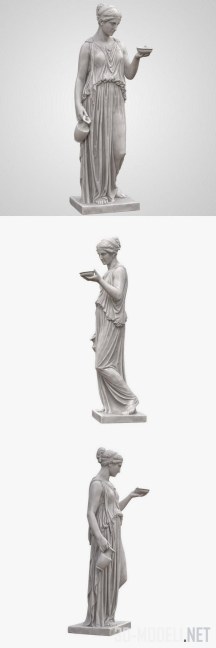 3d-модель Статуя богини гебы