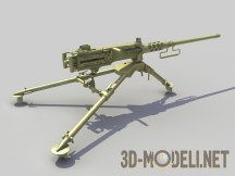 3d-модель Станковый пулемет Brawning