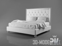 3d-модель Кожаная кровать DV homecollection CONTRAST