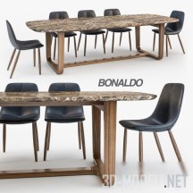 Стол и стулья Bonaldo (Medley, By)