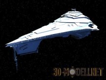 3d-модель Космический корабль Sovereign Star Destroyer
