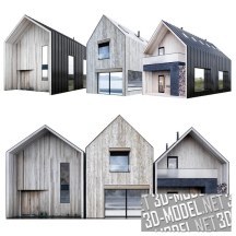 3d-модель Деревянный дом (Barn Houses)