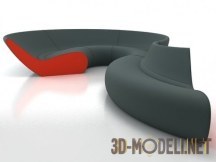 3d-модель Диван Walter Knoll «Circle»