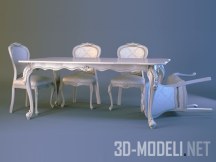 3d-модель Набор обеденной мебели от Cavio