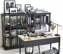 Мебель из IKEA и декор, набор для офиса
