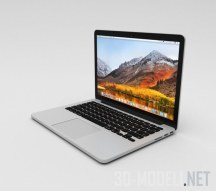 3d-модель Ноутбук Apple MacBook Pro 2015